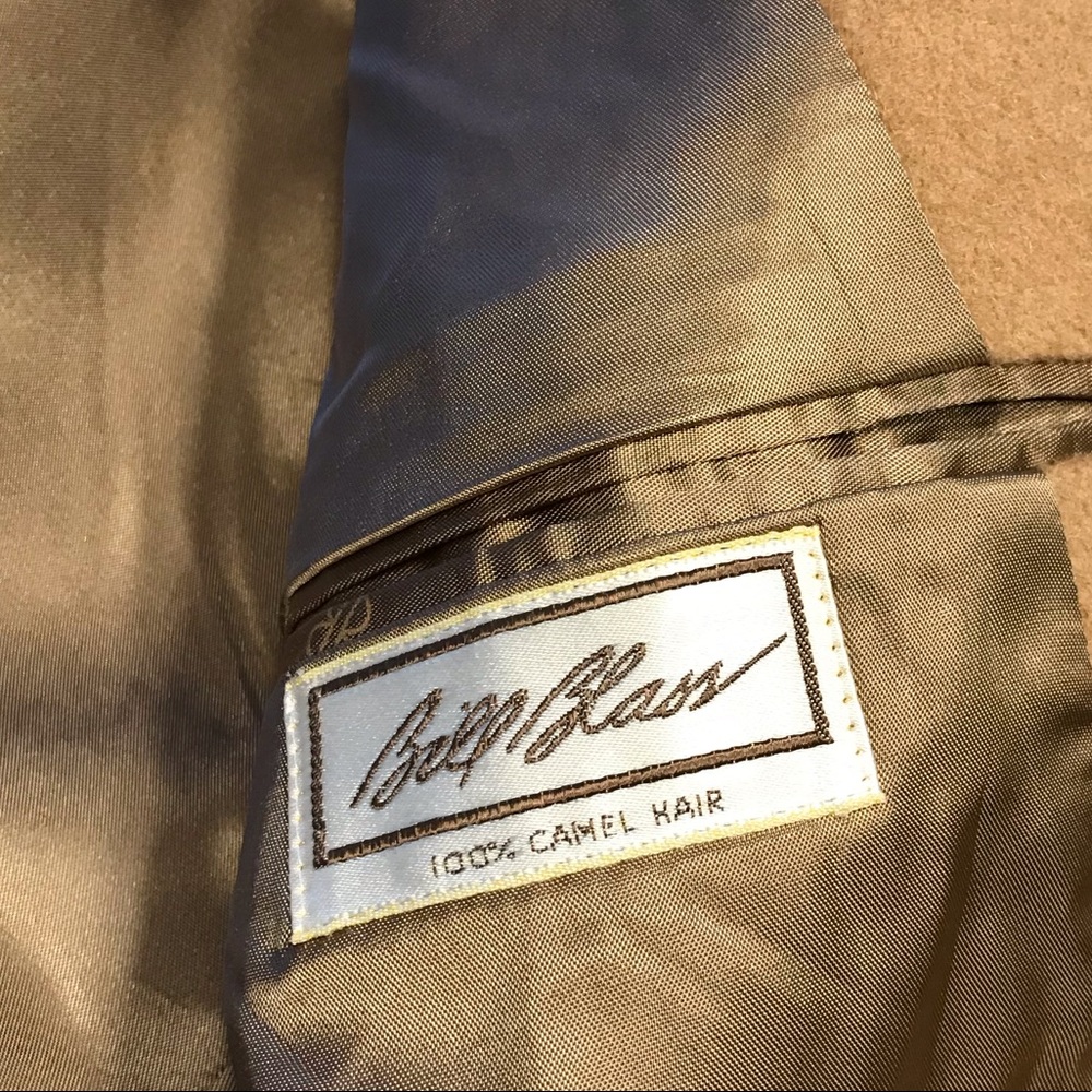 Bill Blass Mens Tan 100% Camel Hair Blazer Sz 42 R - Picture 4 of 8